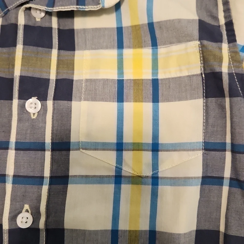 [Old Navy] Yellow & Blue Button Down - Size S